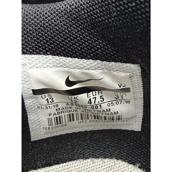 Nike Air Max 270 Futura \'Black\' athletic sneaker shoes men’s size 13 main image 2